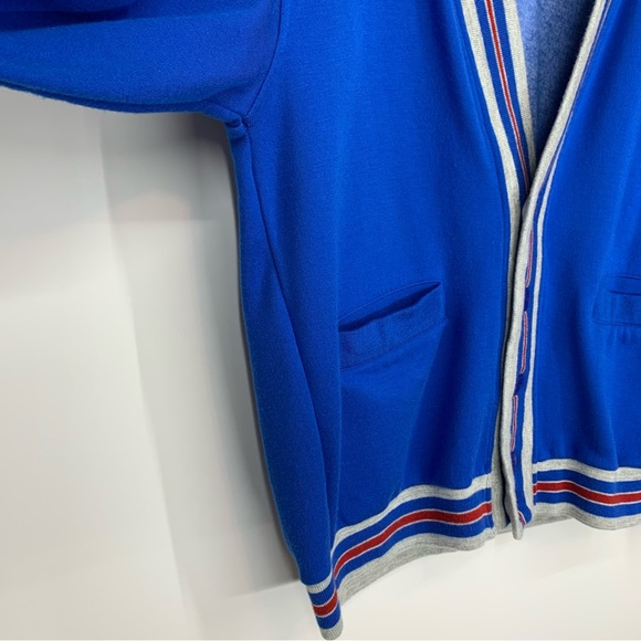 Rare Vintage Sports In Motion Varsity Style Grandpa Sweatshirt Cardigan Sweater - Picture 4 of 16